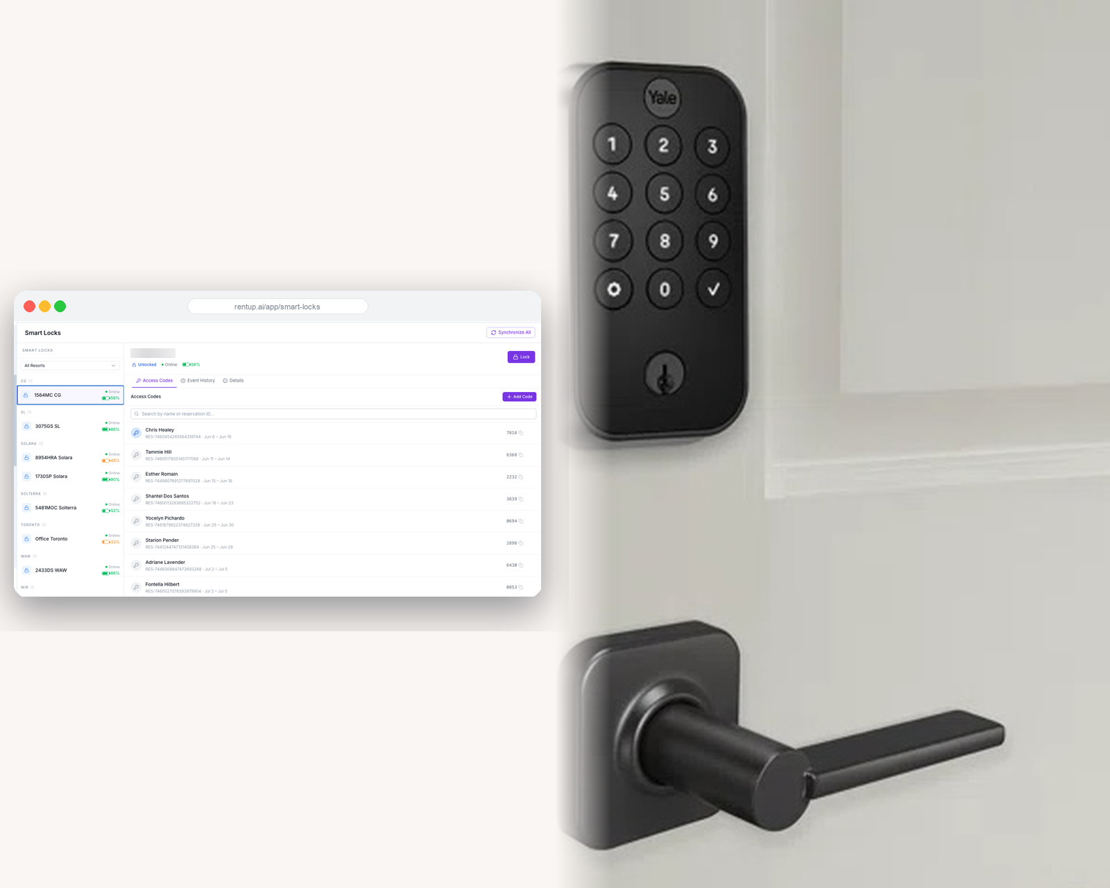 Smart Lock Integration screenshot