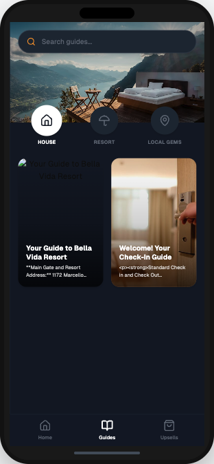 RentUP.ai Guest App - Guides